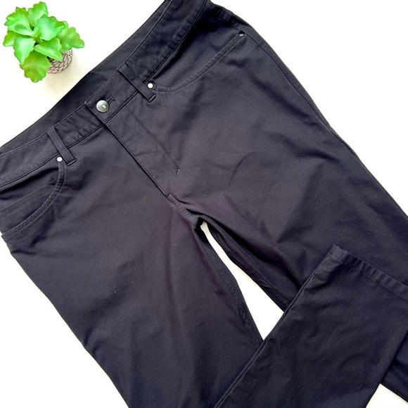 Lululemon ABC Pant Slim Warpstreme Black M5704S Size 30 - Picture 2 of 13